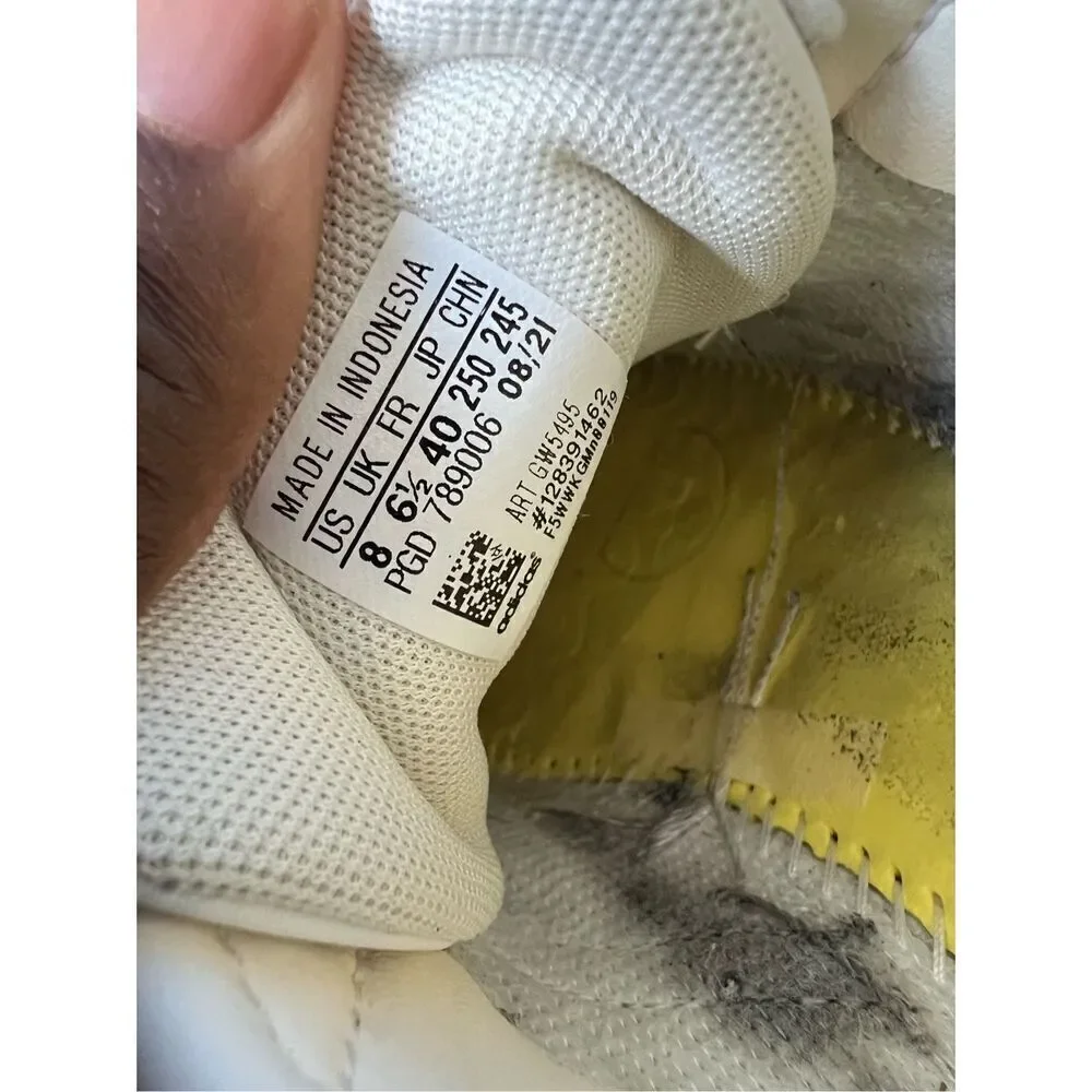 Adidas Streetcheck Sneakers Women's Size 8 Cream & White GW5495 - no insole